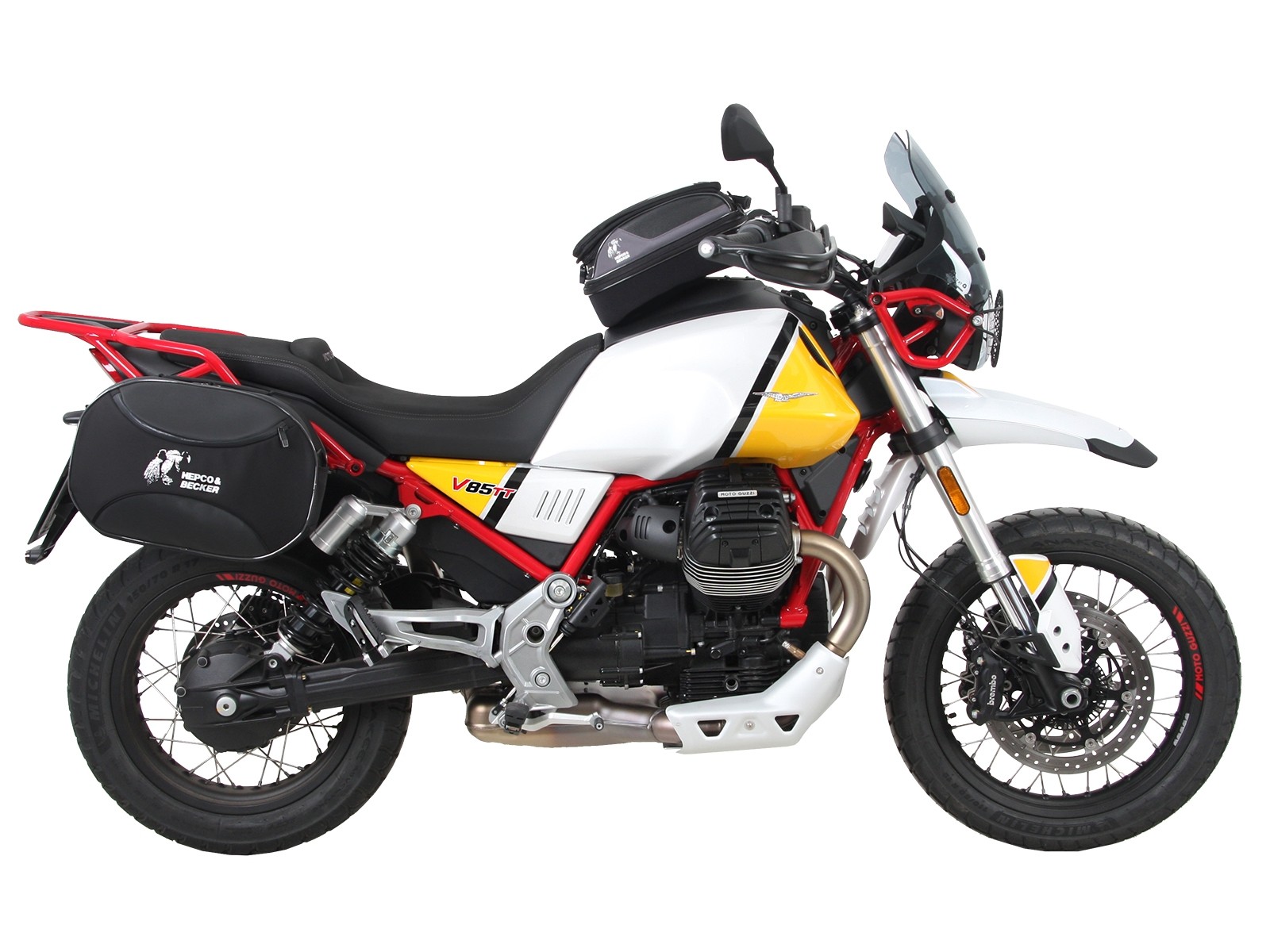 Support latéral C-Bow noir pour V85 TT (année 19-) Hepco & Becker