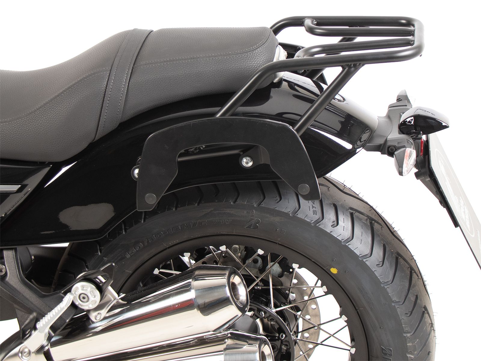 Porte-bagages tubulaire noir pour BMW R 12 (24-) Hepco & Becker