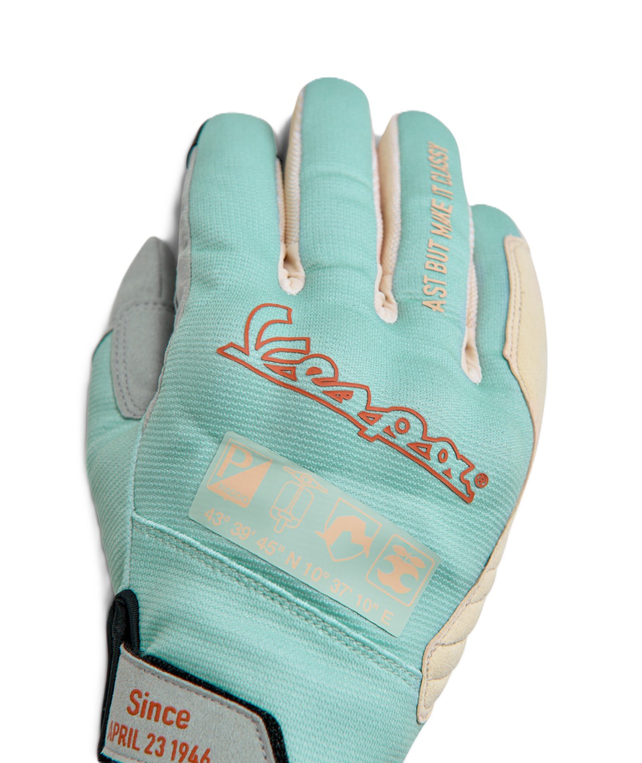 Gants Vespa turquoise DEC