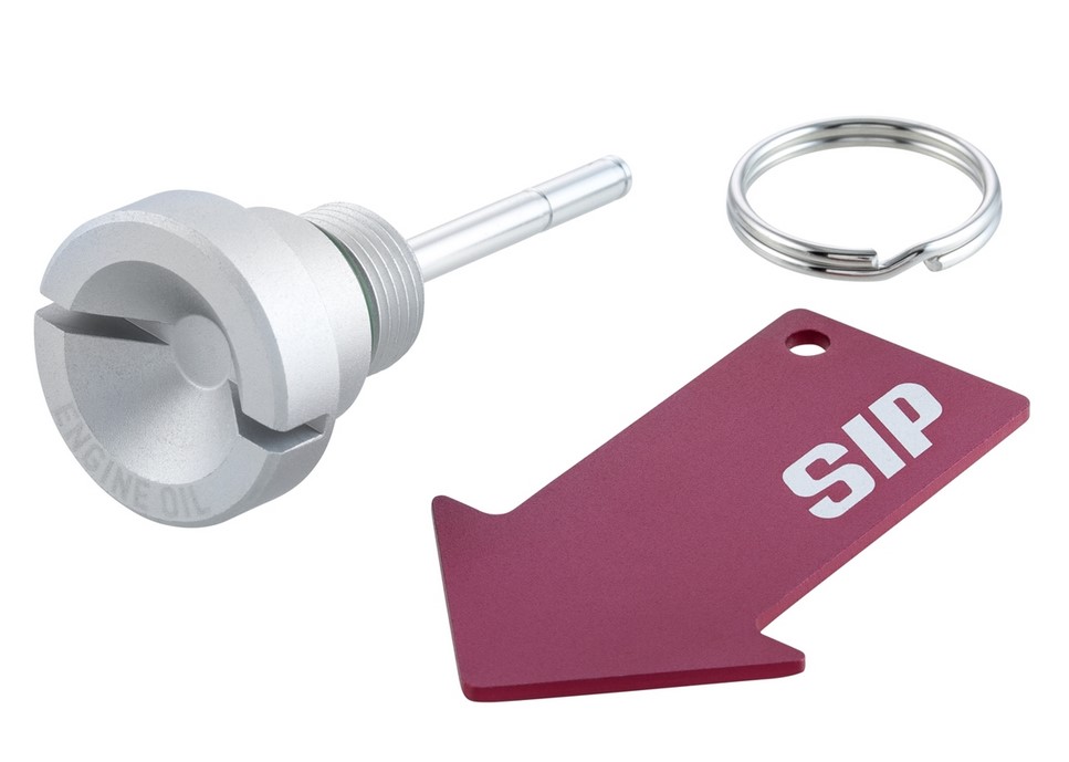 Bouchon de remplissage d'huile moteur pour Vespa, argent mat