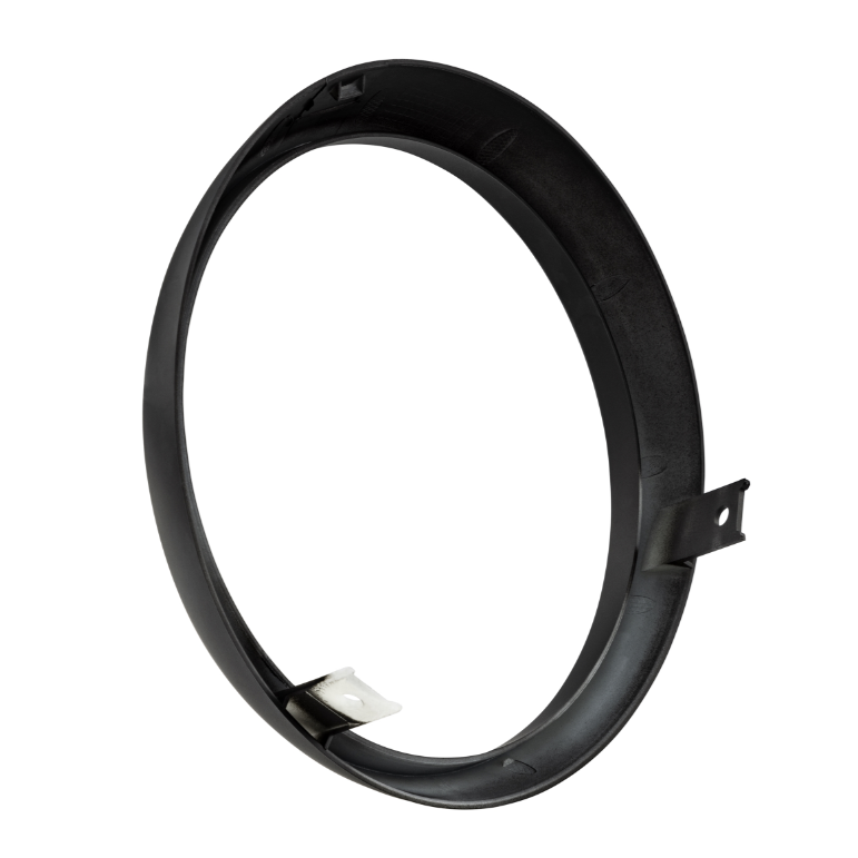 Anneau de lampe pour Vespa Primavera /Elettrica 50-150ccm 2T/4T, noir mat