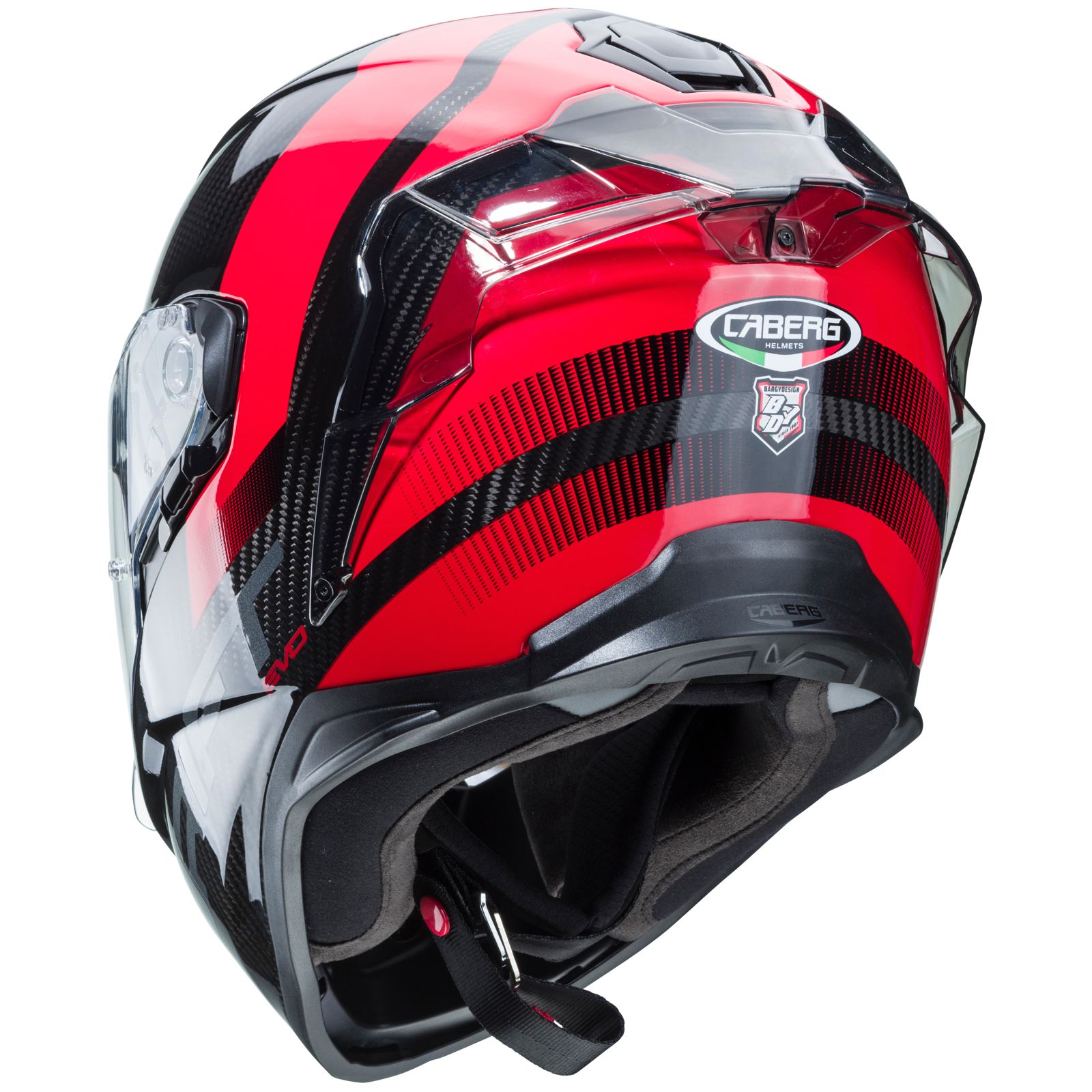 Caberg casque Drift Evo Carbon Sonic, noir/rouge