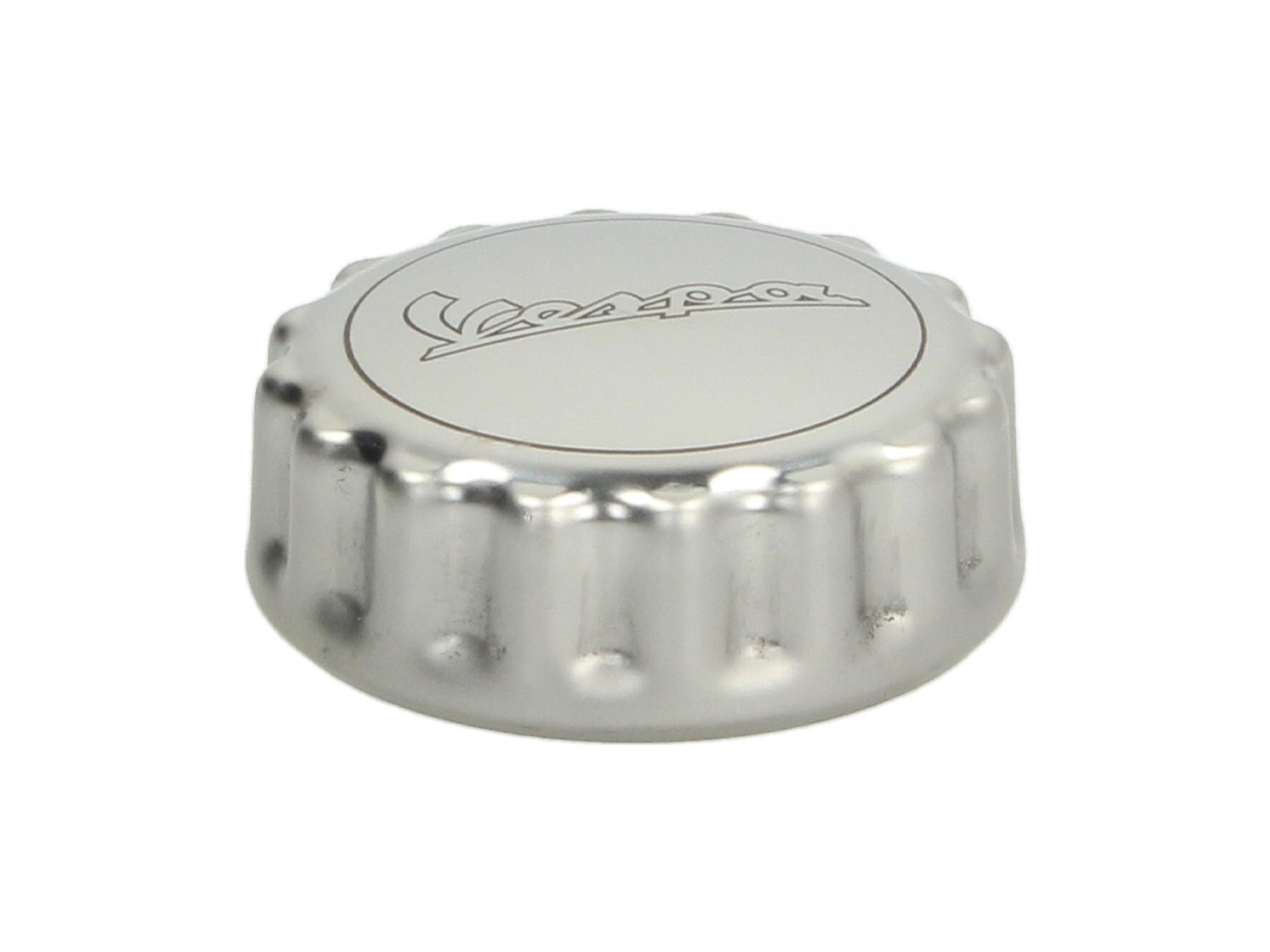 Bouchon de réservoir, aluminium, avec inscription Vespa - Original Piaggio