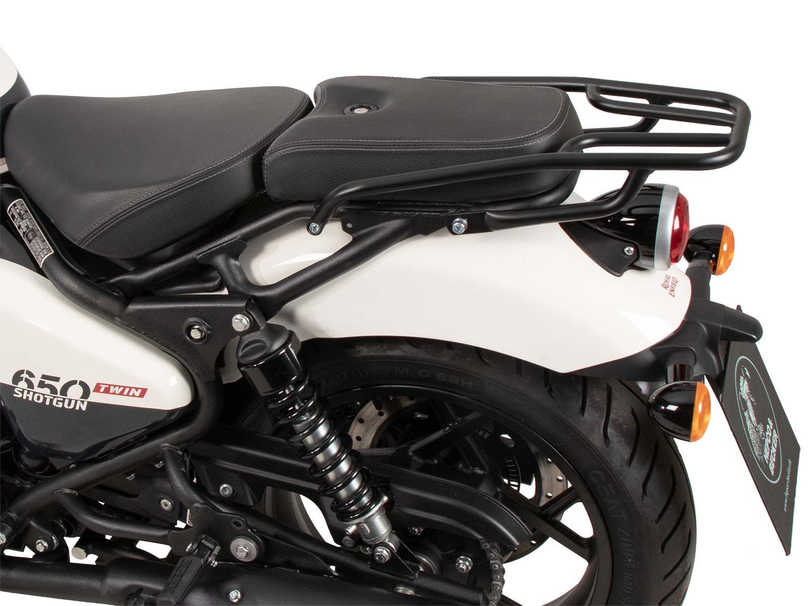 Porte-bagages tubulaire noir pour Royal Enfield Shotgun 650 (24-) Hepco & Becker