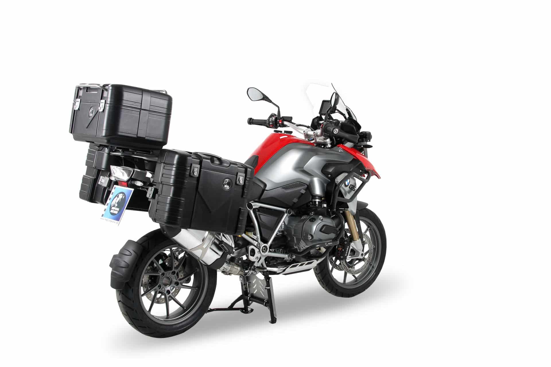 Porte-bagages latéraux Lock-it noir pour BMW R 1250 GS Adventure (19-24) Hepco & Becker
