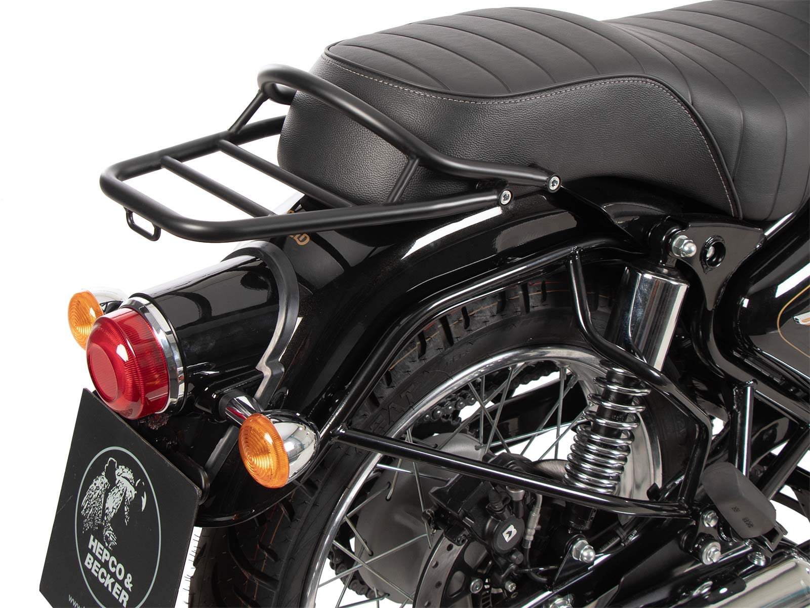 Porte-bagages tubulaire pour Royal Enfield Bullet 350 (24-) Hepco & Becker
