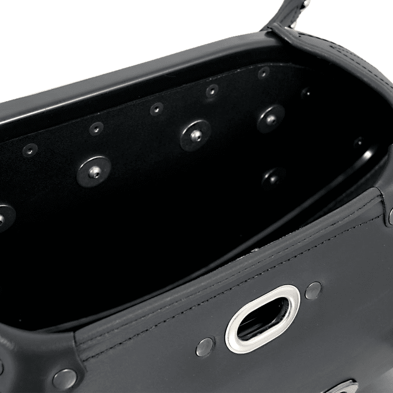 Kit de sacoches de selle Buffalo Big noir pour porte C-Bow Hepco & Becker