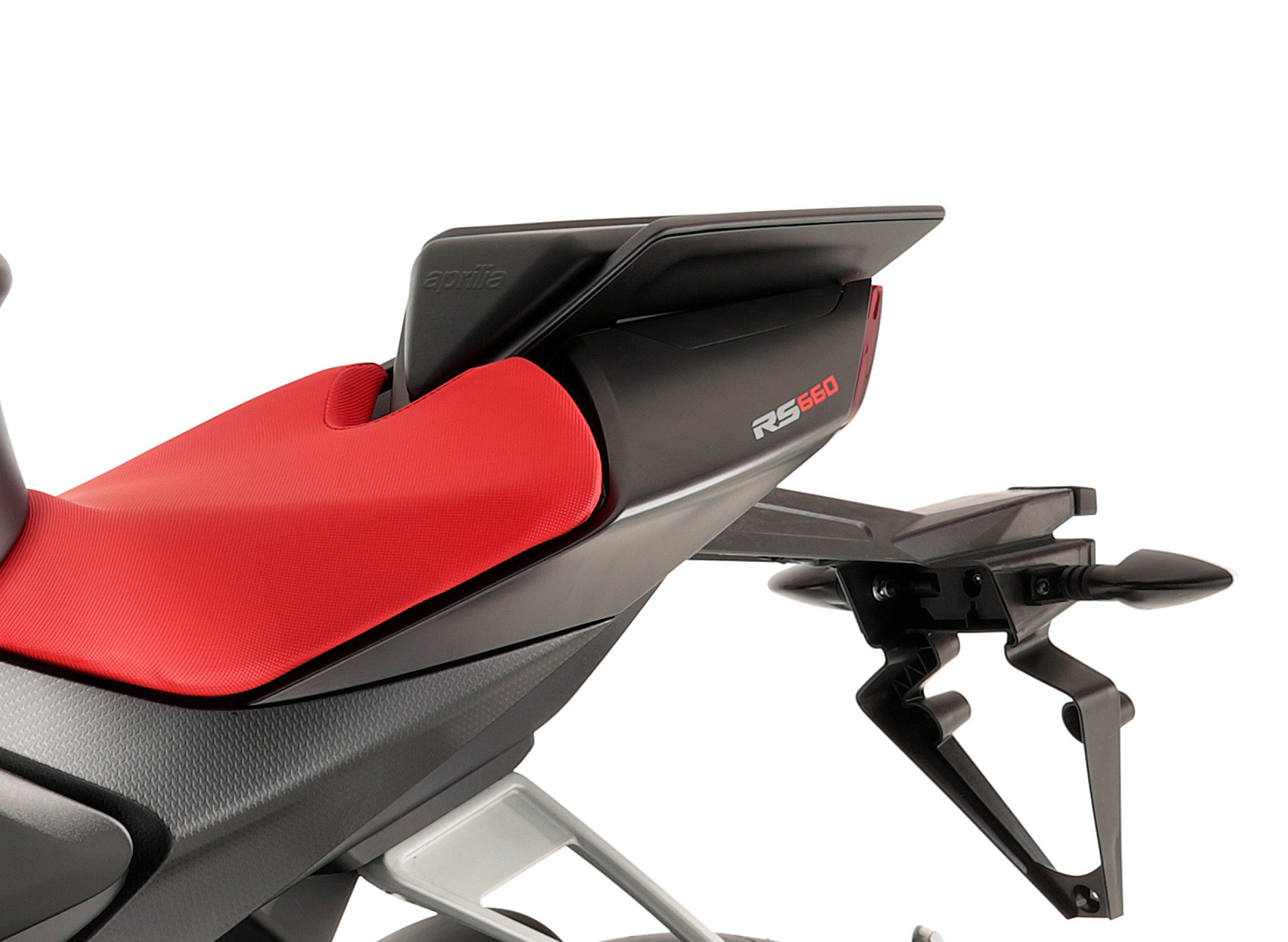 Couverture de siège passager Apex Black pour Aprilia RS 660