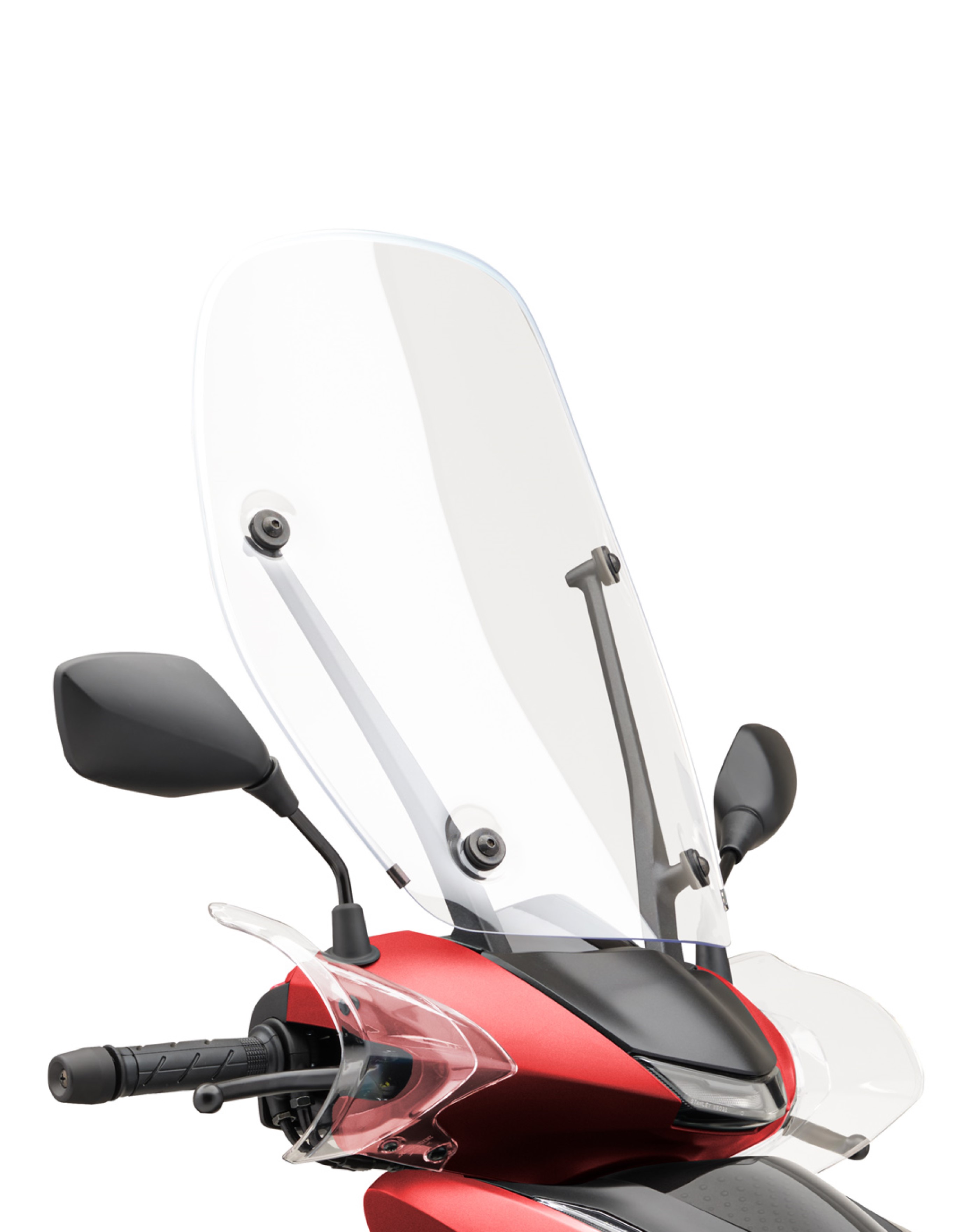 Pare-brise haut Matt Pearl Diaspro Red pour Honda SH 350i (21-) Original