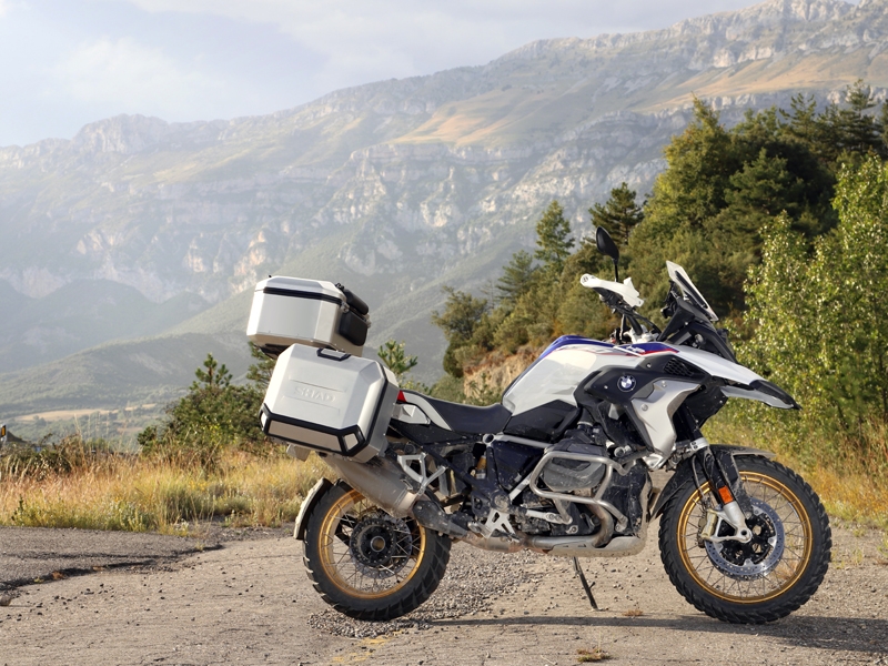 Shad valise latérale Terra TR47, droite, aluminium argenté, 47 l