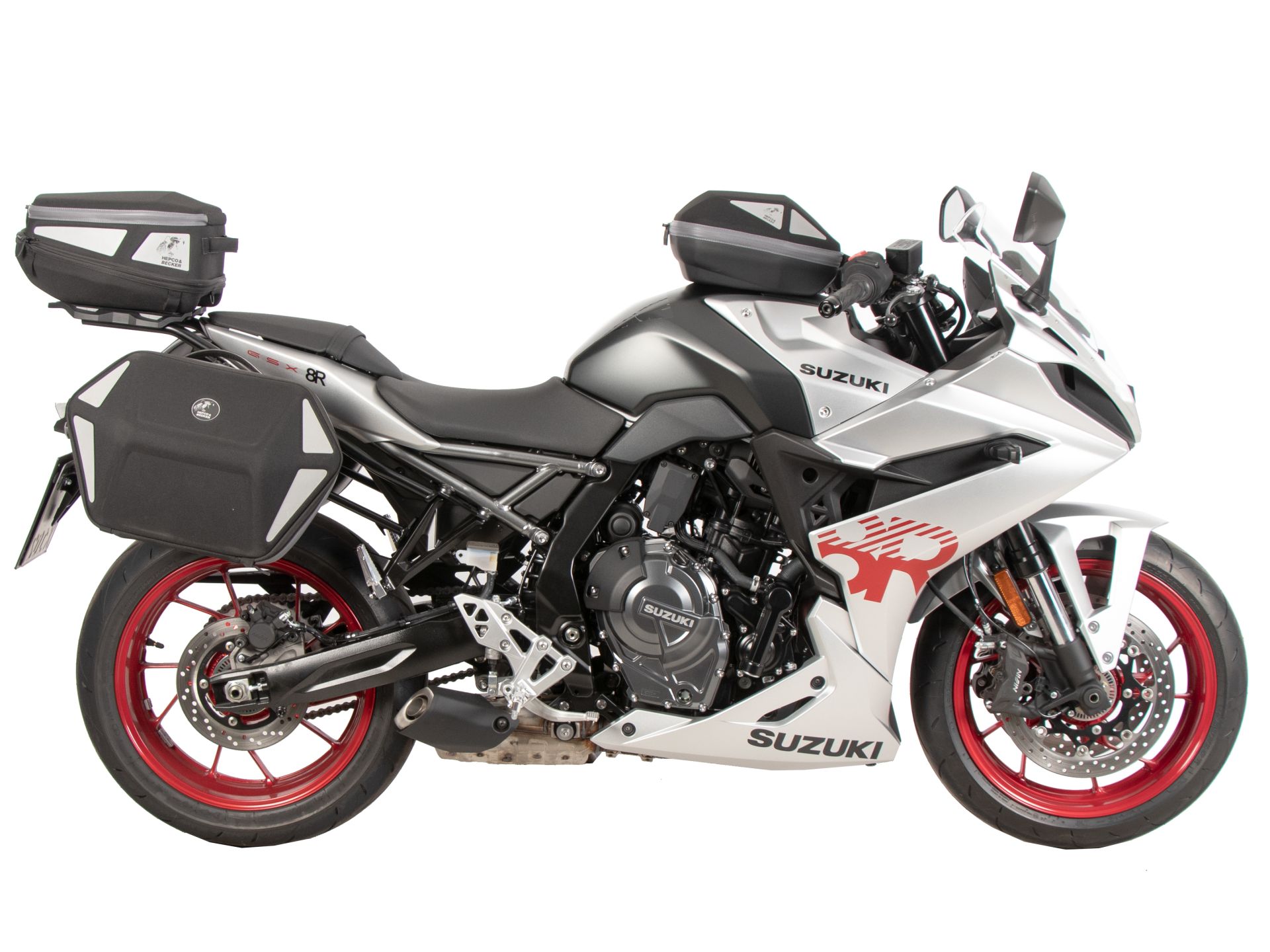 Porte-bagages arrière Smartrack noir pour Suzuki GSX-8R (24-) Hepco & Becker