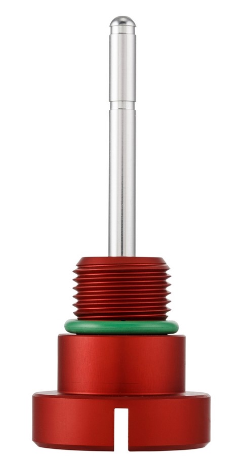 Bouchon de remplissage d'huile moteur pour Vespa, rouge mat