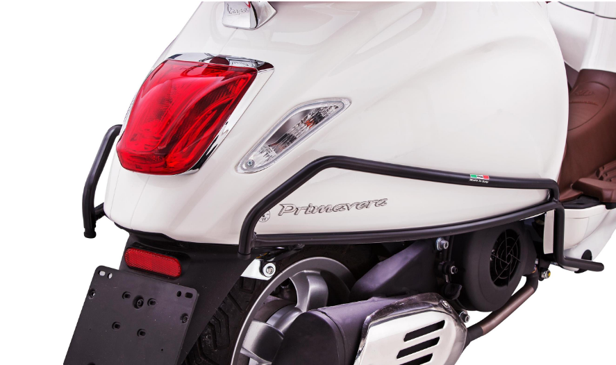 Arceau de protection latéral pour Vespa Primavera/Sprint/Elettrica 50-150ccm, noir