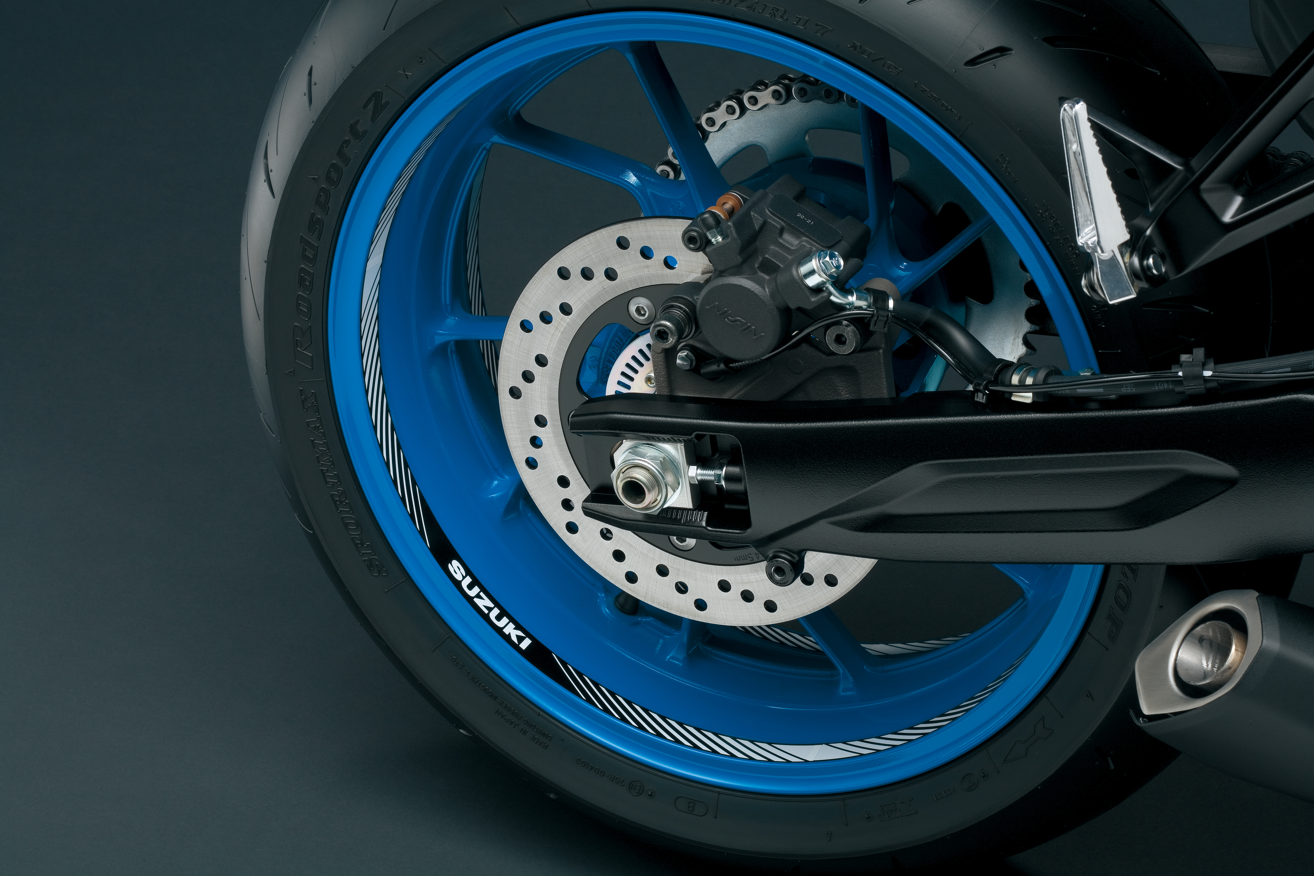 Autocollant de fond de jante Suzuki GSX-8S 2023- Accessoires d'origine