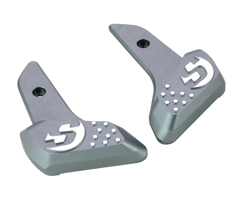 Repose-pieds droit et gauche pour Vespa Primavera /Sprint 50-150ccm 2T/4T AC, gris mat