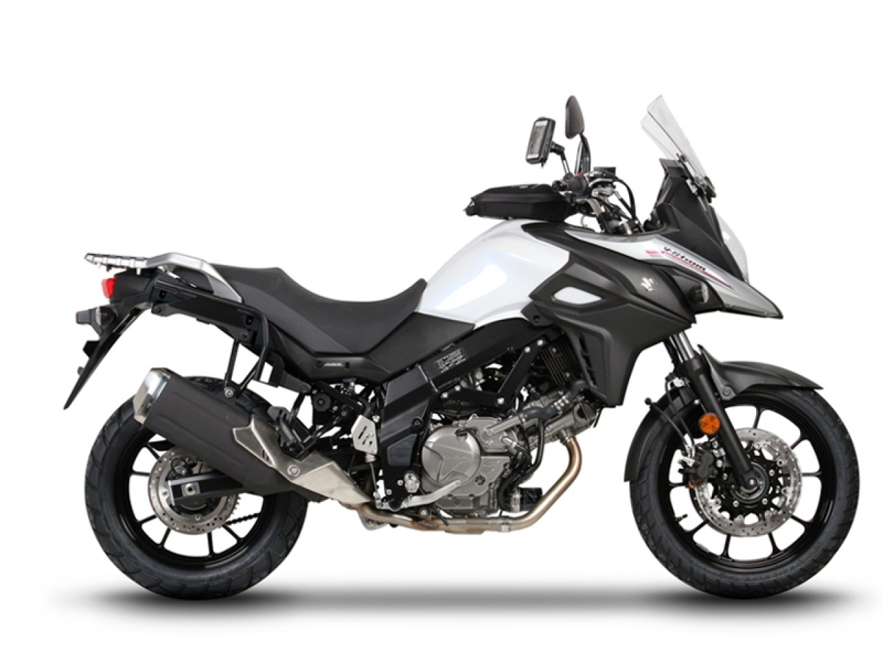 Porte-bagages latéraux Shad système 3P S0VS61IF pour Suzuki DL V-Strom XT 650 ABS 4T 2017-2024