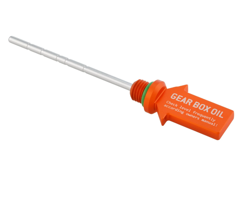 Jauge d'huile de transmission, orange mat