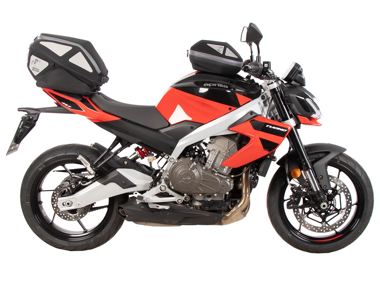 Rack sport vissé noir pour Aprilia Tuono 457 (25- ) Hepco & Becker