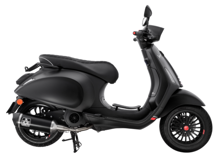 Porte-bagages passe-partout noir pour Vespa Primavera/Sprint 50-150ccm