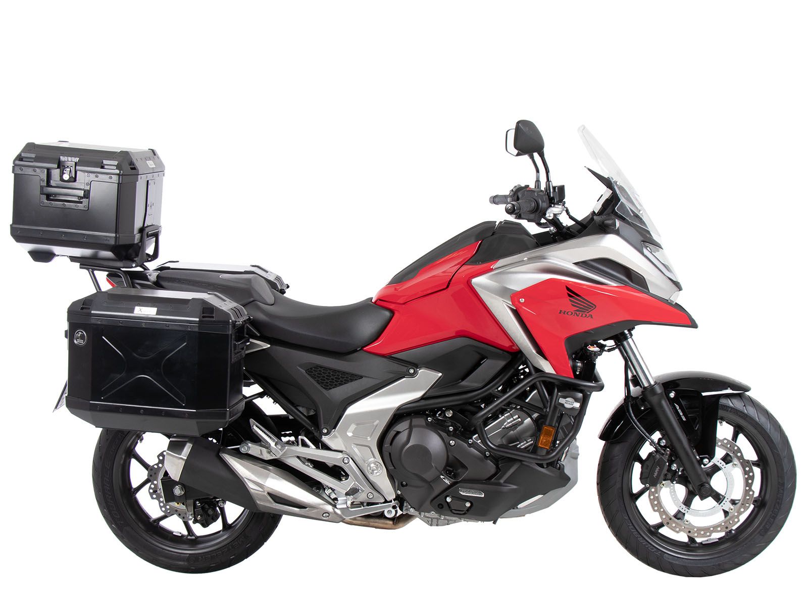 Support de topcase Alurack noir pour Honda NC 750 X /DCT (21-) Hepco & Becker