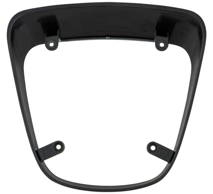 Cadre feu arrière pour Vespa Primavera/Sprint 50-150ccm ('18-), noir brillant