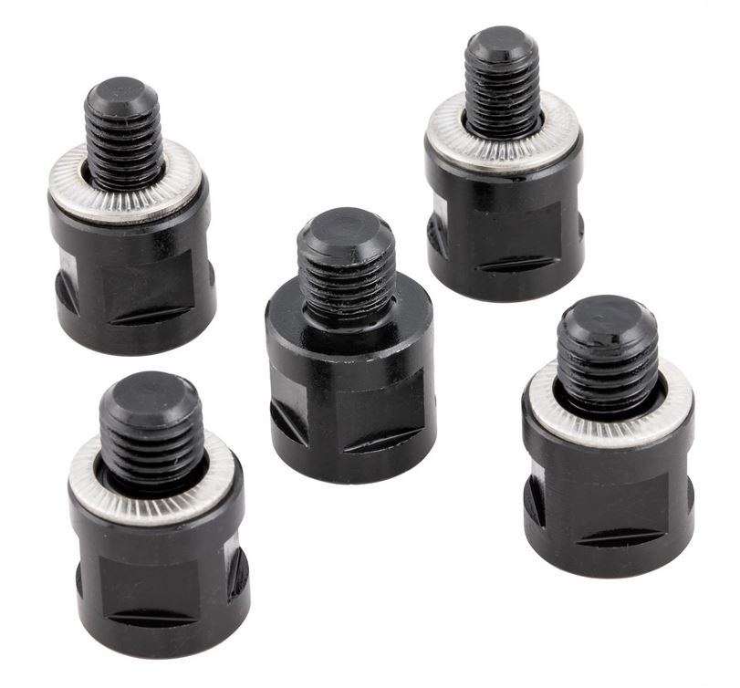 Adaptateur de rétroviseur RIZOMA "Direct Mount" pour Vespa, noir anodisé