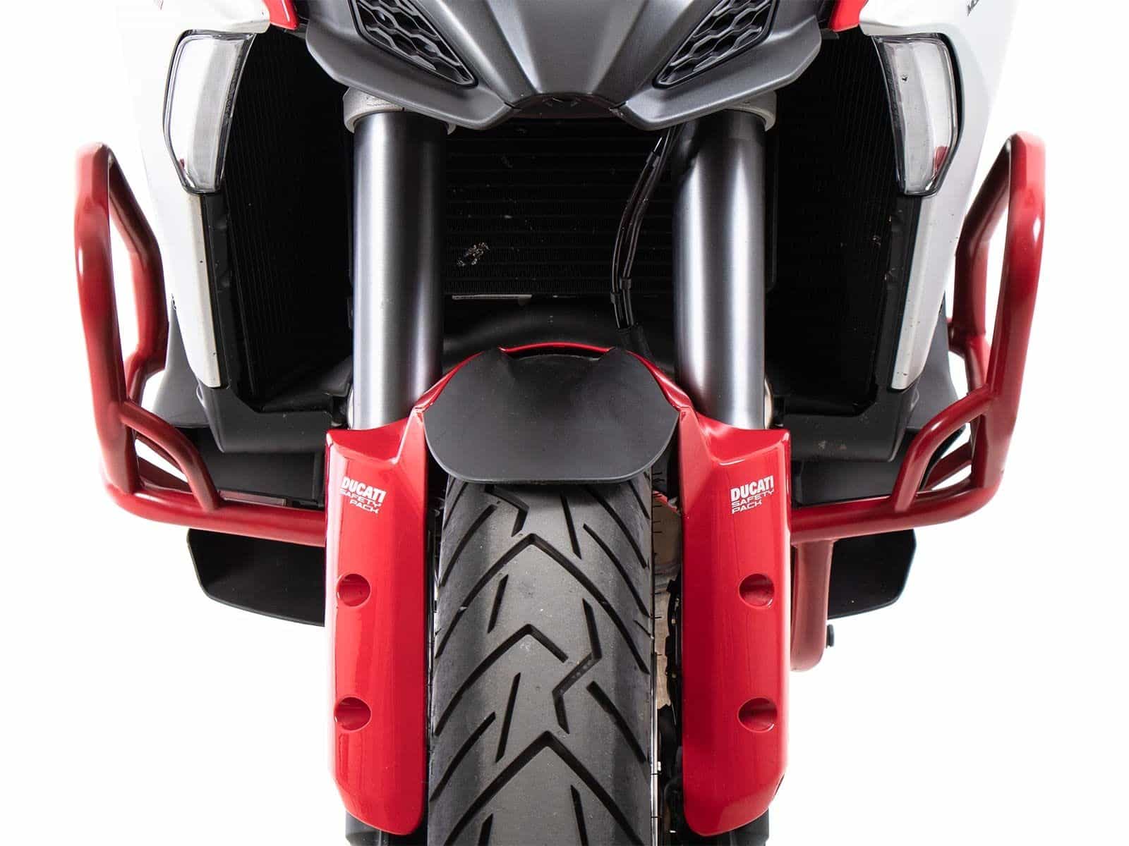 Arceau de protection moteur rouge pour Ducati Multistrada V4 /S /Pikes Peak /Rally /RS (25-) original