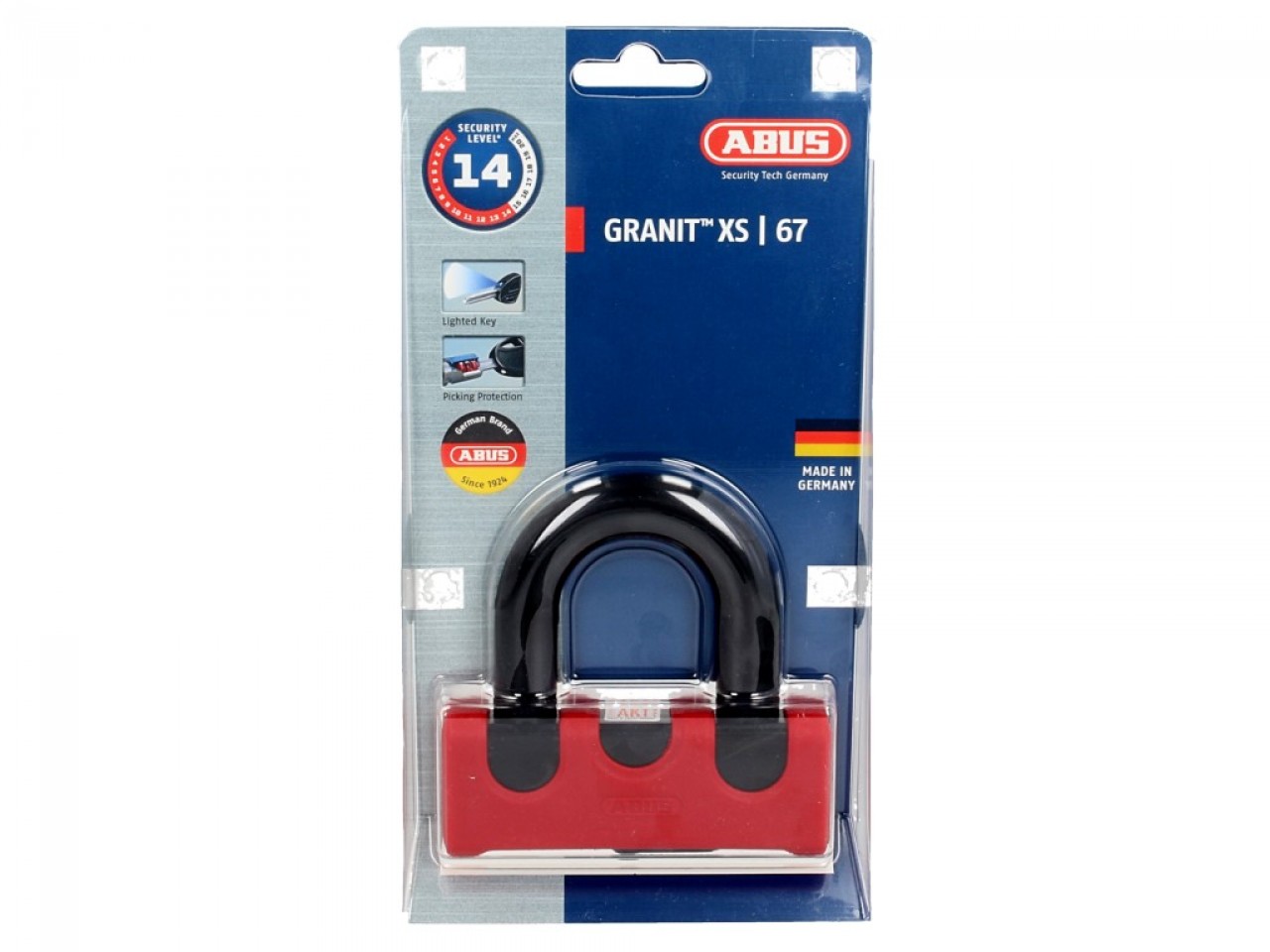 Antivol à arceau ABUS Granit Power XS 67 pour moto, scooter & Vespa