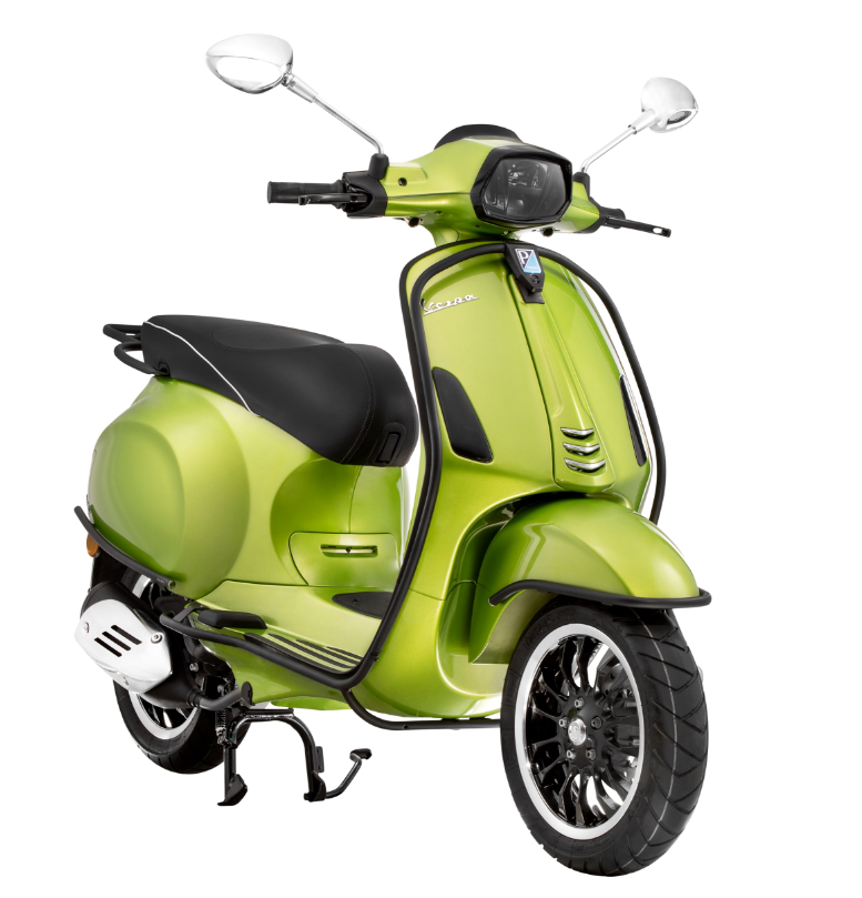 Arceau de protection latéral pour Vespa Primavera/Sprint/Elettrica 50-150ccm, noir mat