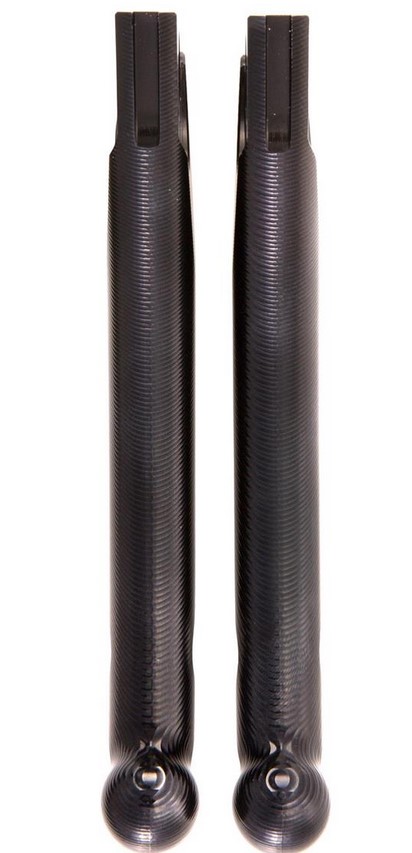 Kit levier de frein sport ZELIONI Shorty 3D pour Vespa, droite et gauche, anodisé noir