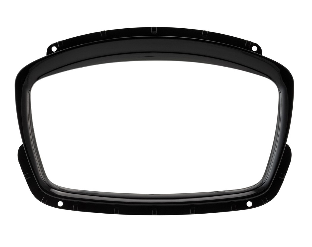 Anneau décoratif tachymètre pour Vespa GTS Supertech HPE 125/300 ('19-), noir brillant