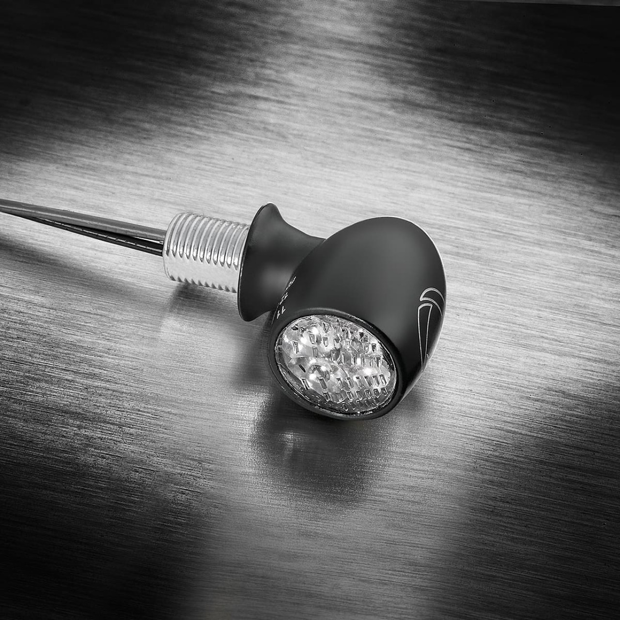 Kellermann Clignotant, feu arrière et feu stop, Atto DF, acier, LED, HL/HR 12 V, noir mat