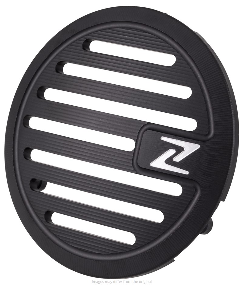 Cache couvercle vario LEADER "Vintage" pour Vespa, noir mat