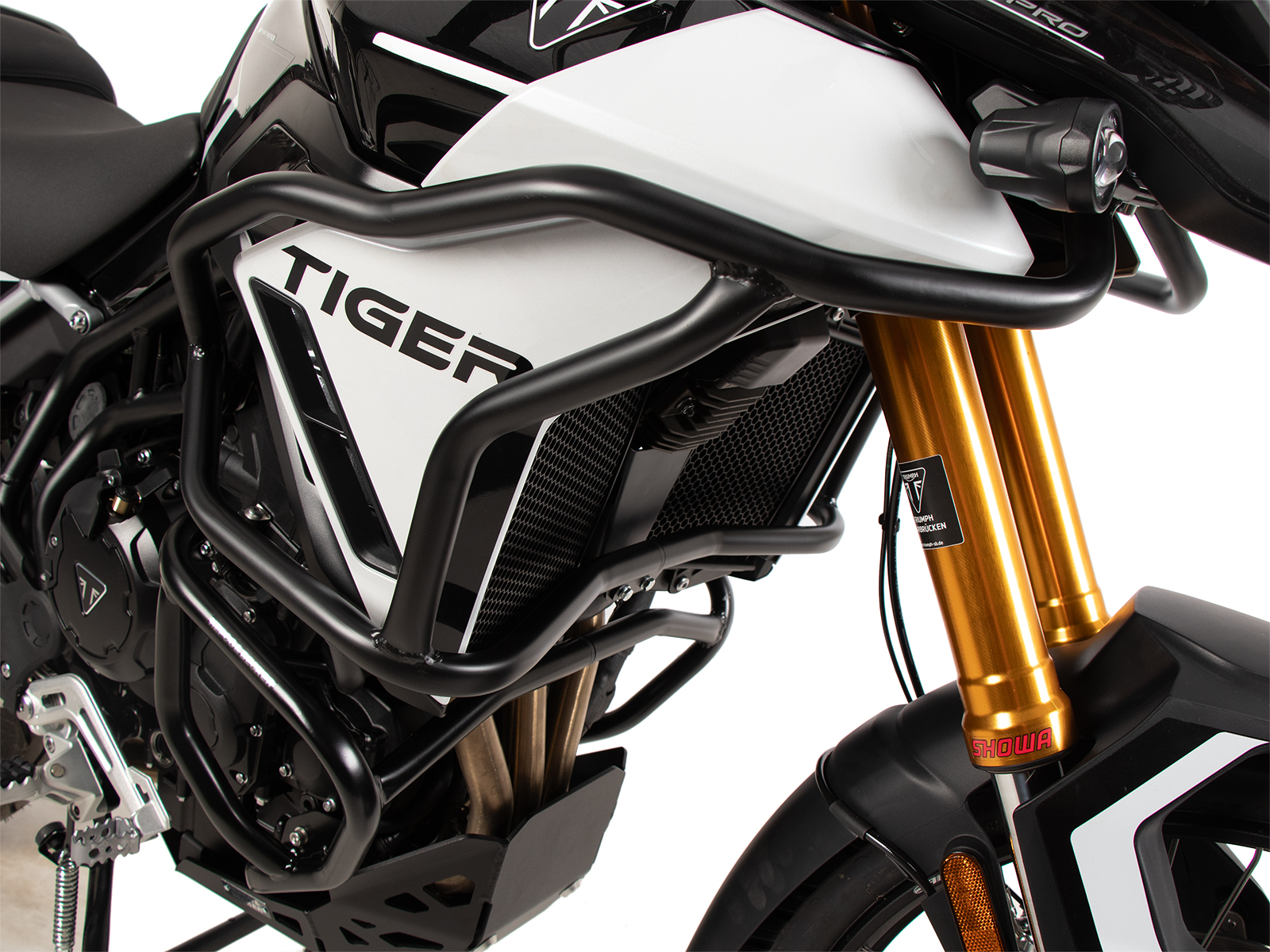 Arceau de protection du réservoir "Solid" noir pour Triumph Tiger 900 GT / Pro (24-) Hepco & Becker