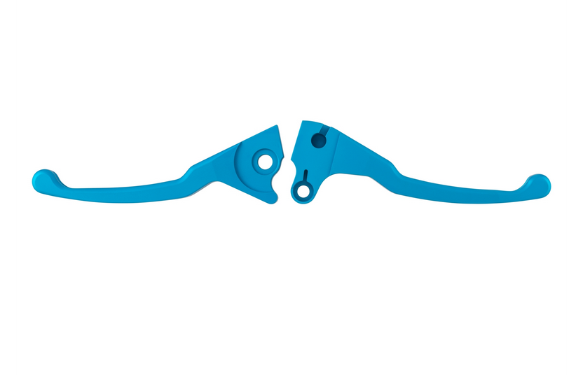 Kit levier de frein sport Shorty pour Vespa LX /LXV /S /Primavera /Sprint 50-150ccm, bleu mat