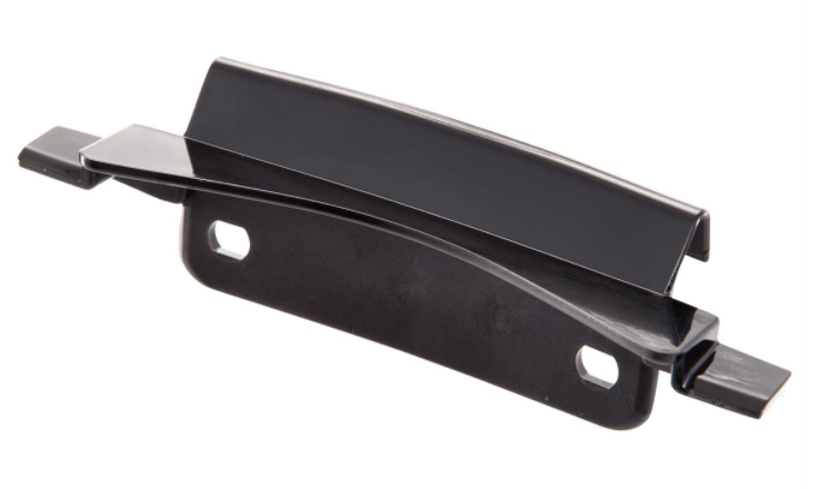 Pièce de jonction tube mono fente jambière noir brillant pour Vespa Primavera/Sprint 50-150ccm