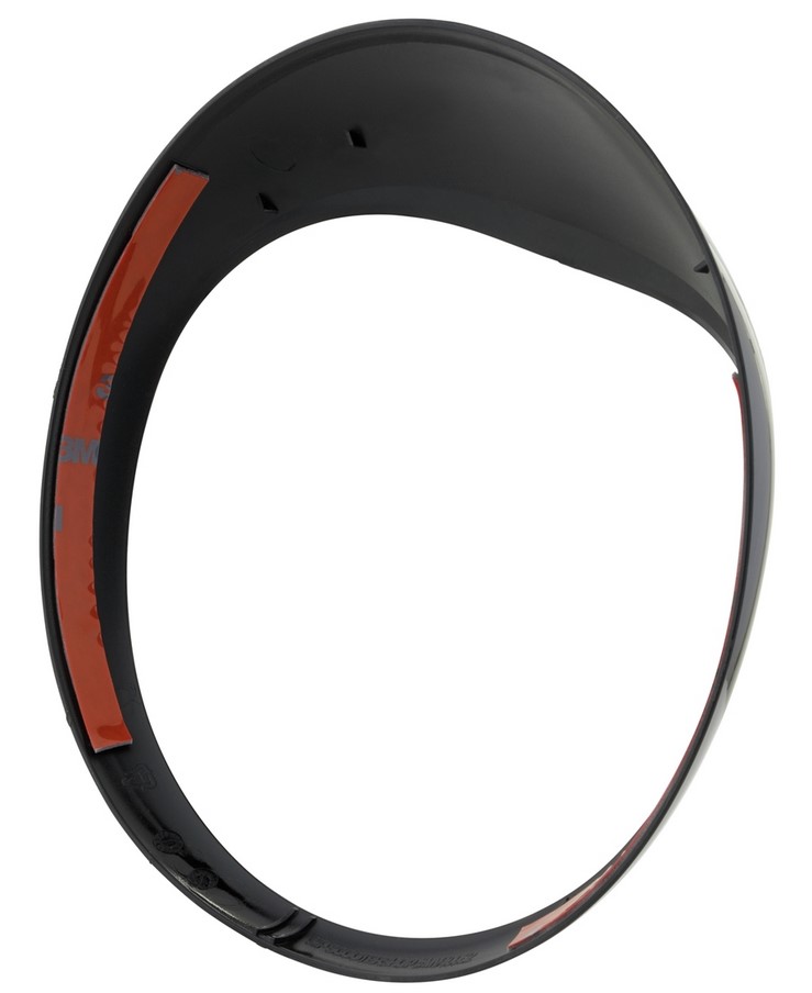 Anneau de lampe pour Vespa GTS/GTS Super/GT/GT L 125-300ccm, noir brillant