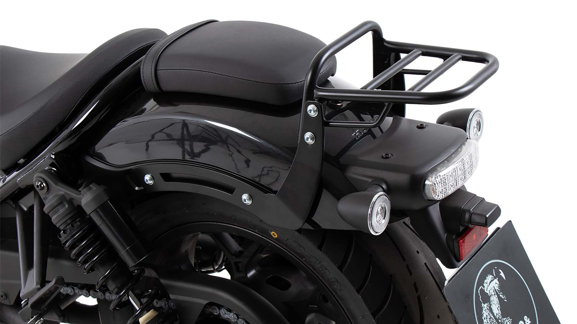 Porte-bagages tubulaire noir pour Honda CMX 1100 Rebel /DCT (21-24) Hepco & Becker