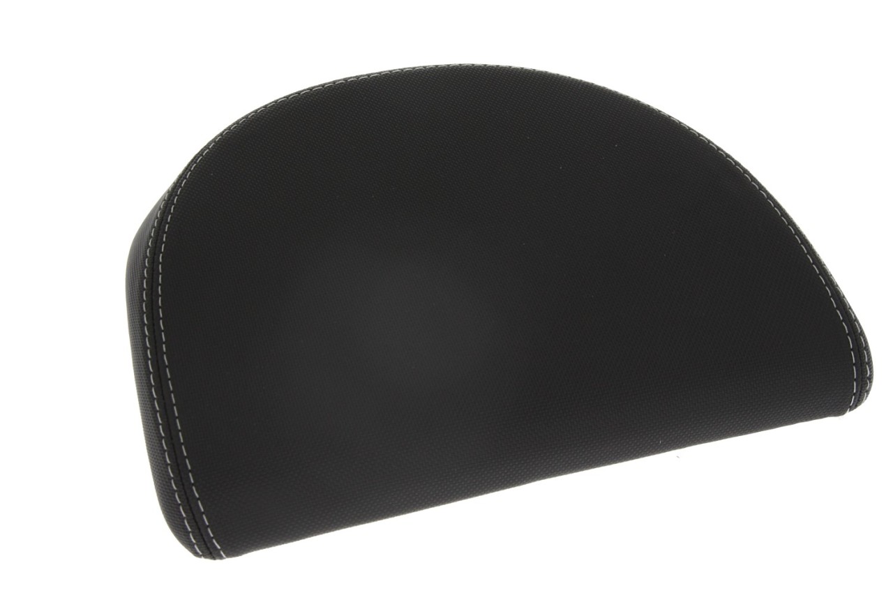 Coussin dorsal anthracite couture noire pour topsase Aprilia SR GT 125 / 200