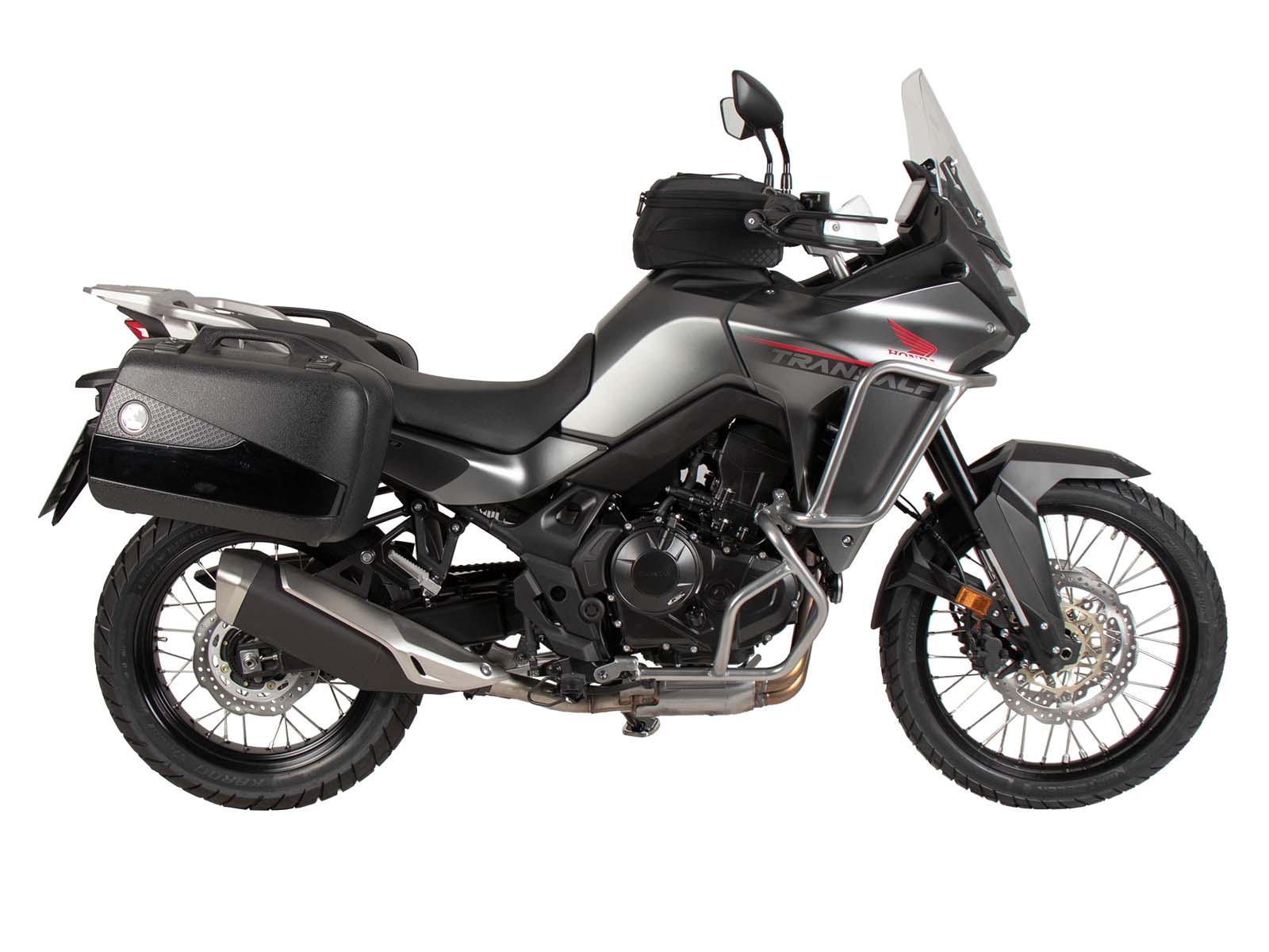 Porte-bagages latéral vissé noir pour Honda XL 750 Transalp (25- ) Hepco & Becker