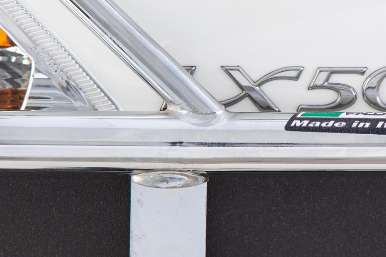 Pont à bagages arrière pour Vespa LX/LXV 50-150ccm, chrome