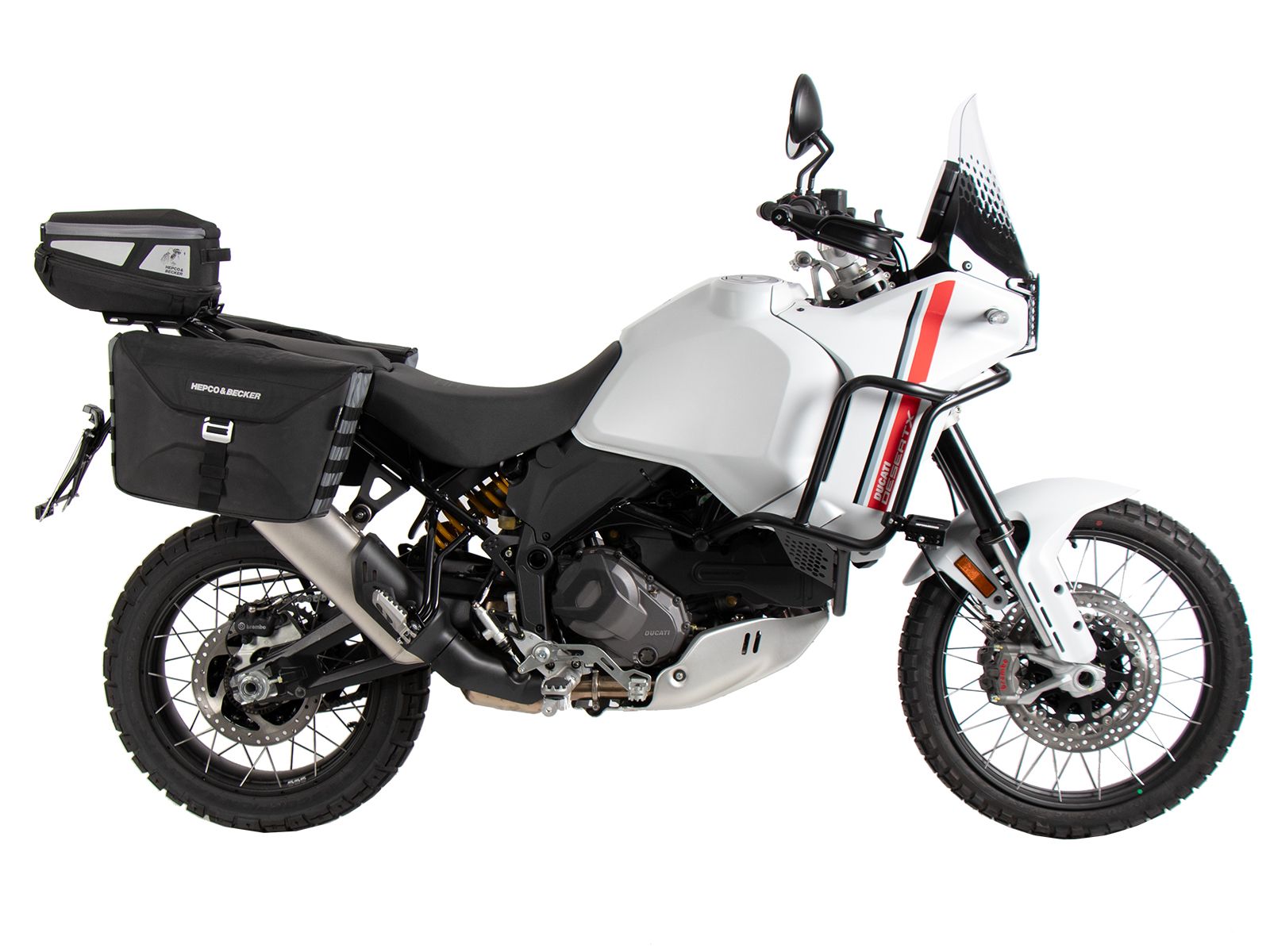 Porte-bagages arrière Smartrack noir pour Ducati DesertX (22-) Hepco & Becker