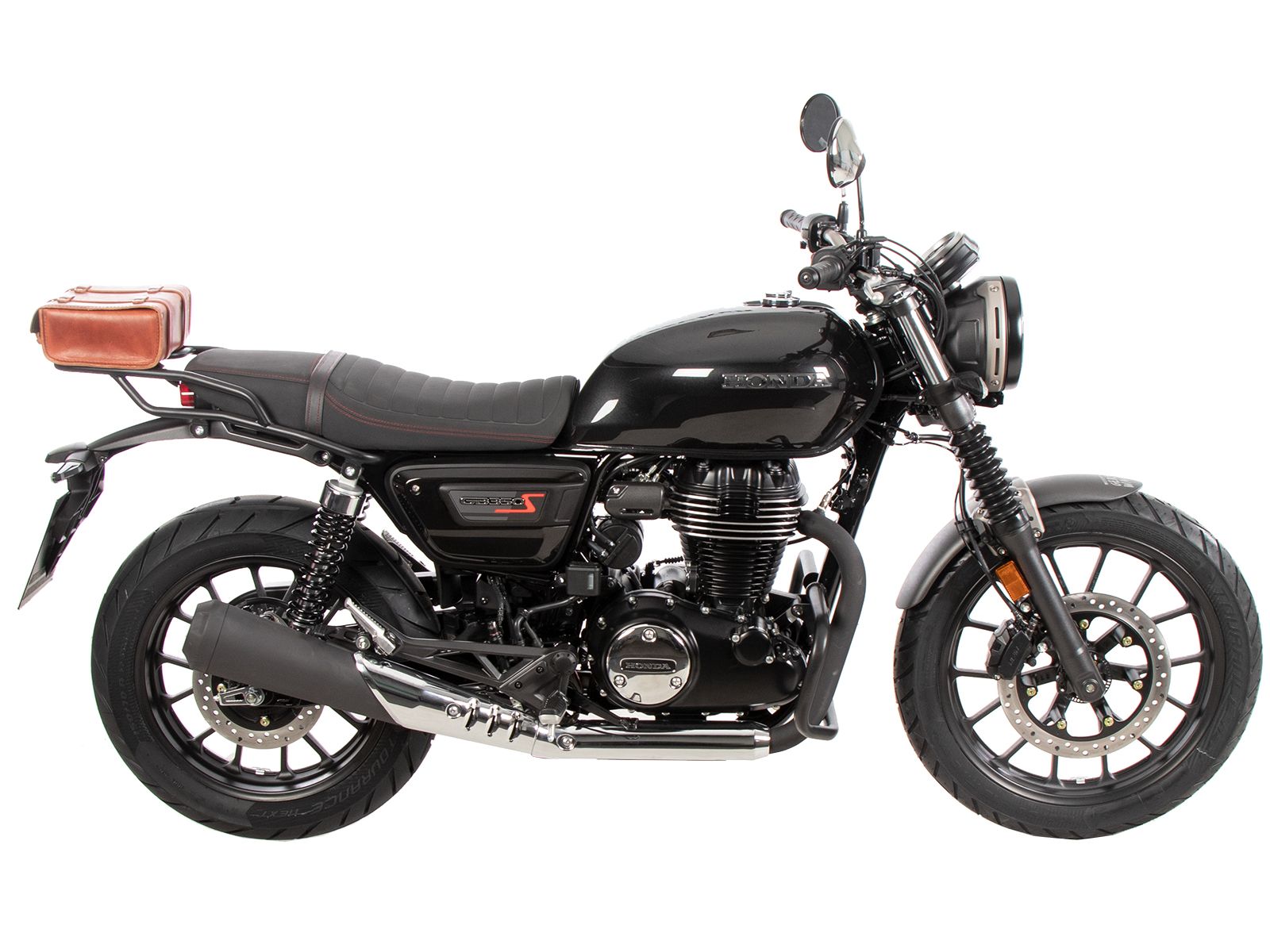 Porte-bagages tubulaire noir pour Honda GB 350 S (25-) Hepco & Becker