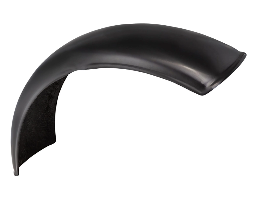 Aile Garelli EVO II sans support, universel pour Vespa PX 80-200ccm, GFK, noir