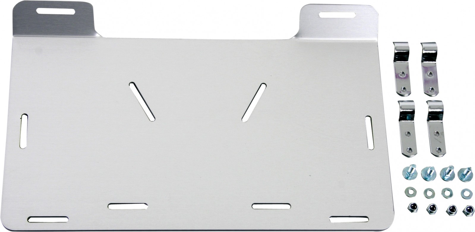 Elargisseur de porte-bagages en aluminium pour handbags à monter sur sissybars avec support arrière original Hepco