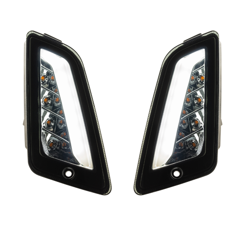 Kit de clignotants avant & arrière pour Vespa GTS/GTS Super/GTV 125-300ccm, teintés