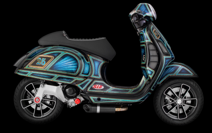 Bras oscillant pour pot d'échappement racing, arrière pour Vespa GTS/GTS Super/GTV/GT 60/GT/GT L sans ABS, argenté