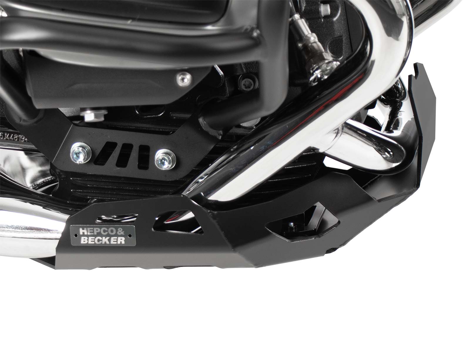 Plaque de protection moteur noire pour BMW R 12 Nine T (24-) Hepco & Becker