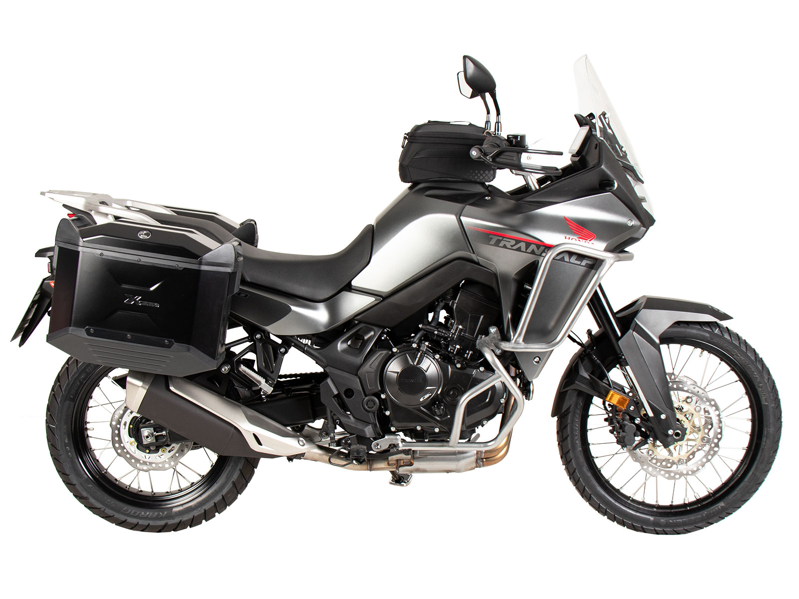 Porte-bagages latéral vissé noir pour Honda XL 750 Transalp (25- ) Hepco & Becker