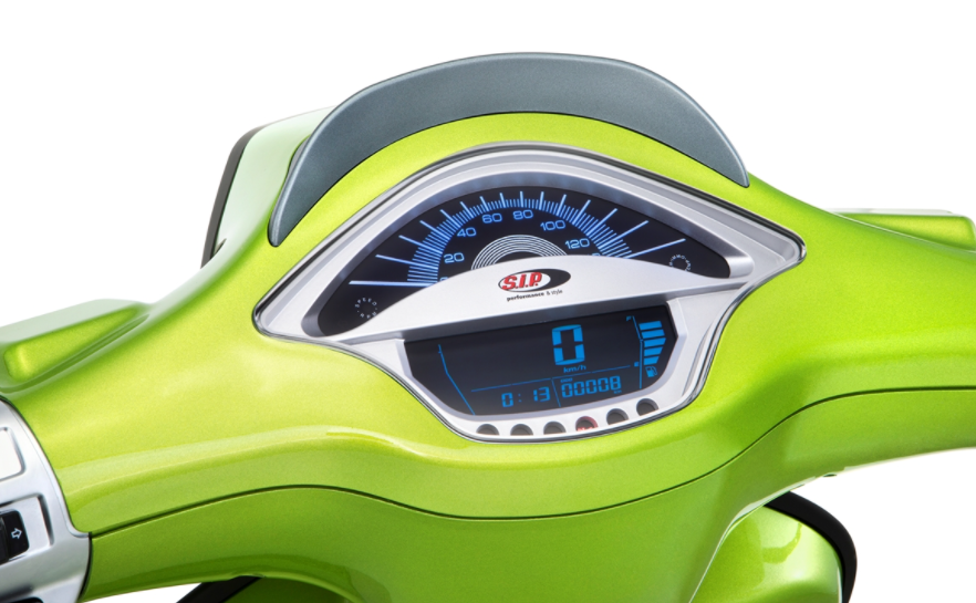 Compte-tours/tachymètre pour Vespa Primavera/Sprint 50-150ccm 2T/4T AC, argenté